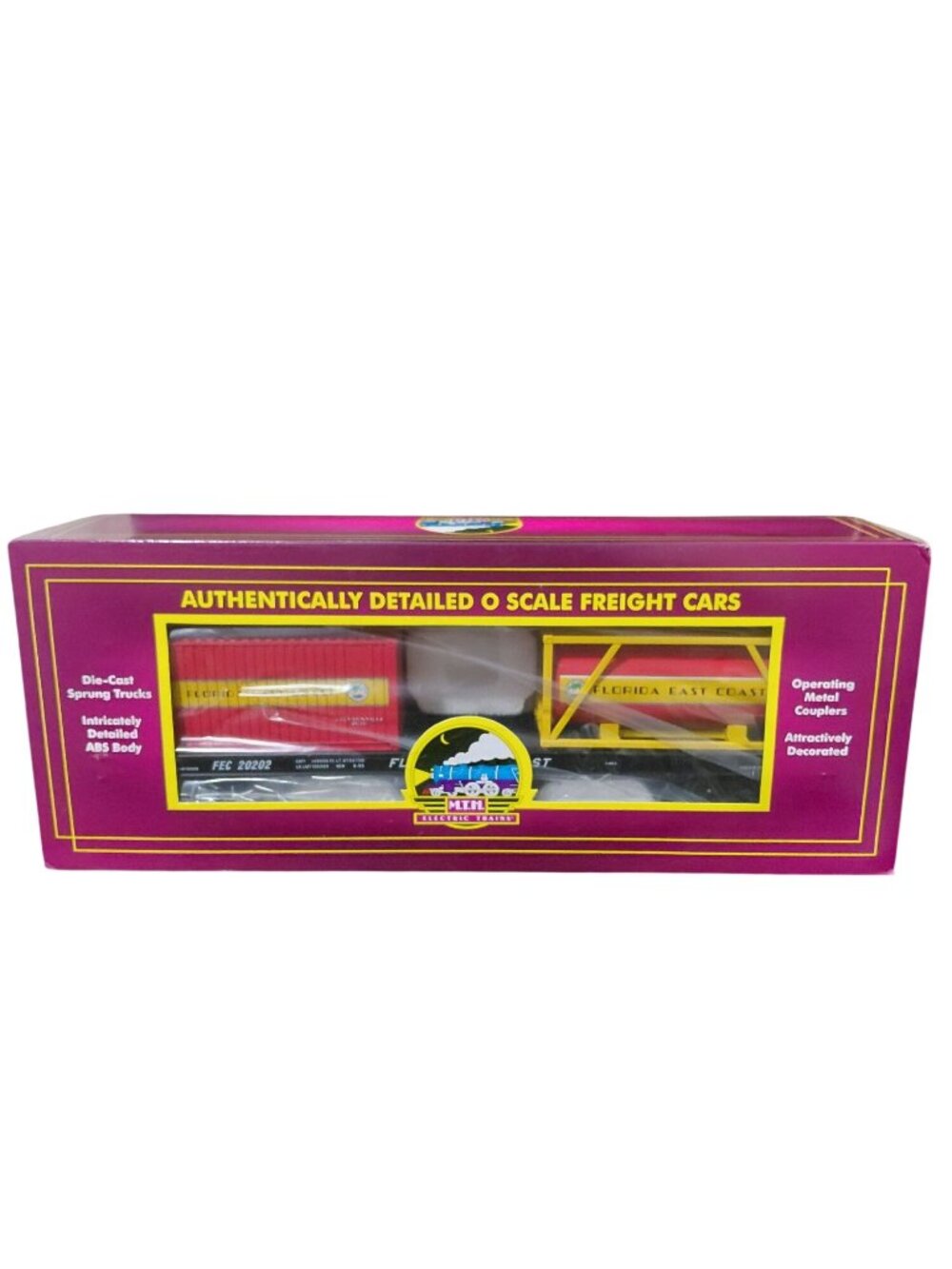 M.T.H. Electric Trains Florida East Coast Flat Car W/Tank Container 20-95404 NIB